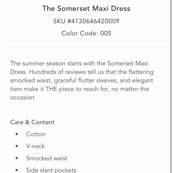 NWT Anthropologie Somerset Maxi Dress, Black & White, size XXS - Picture 2 of 6